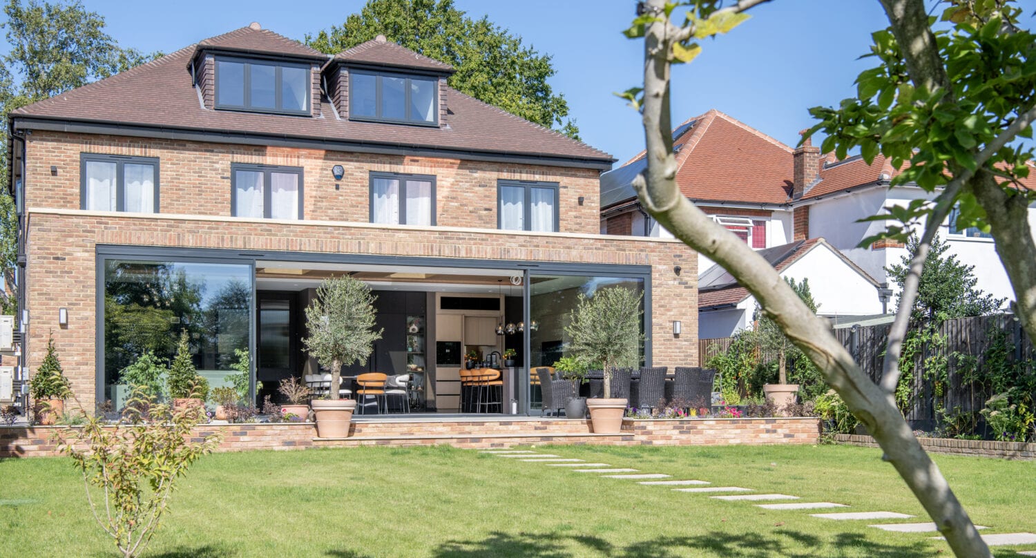 stunning modern home with aluminium features