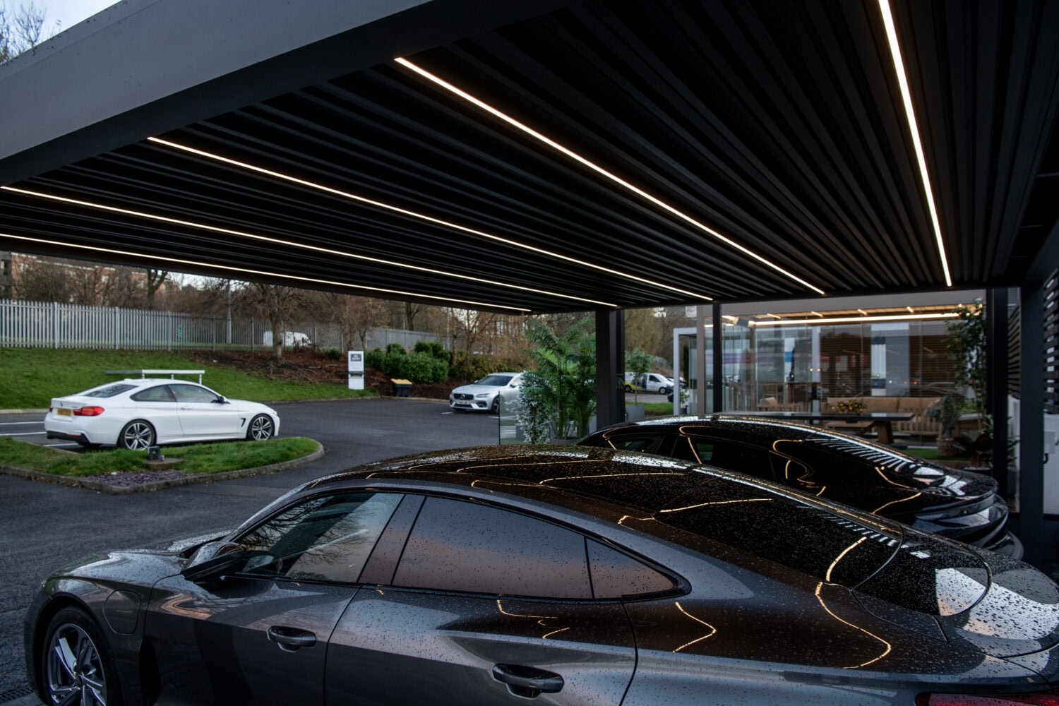 aluminium double carport